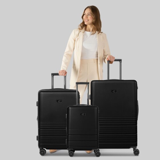 camel active Hanoi 4 wielen Kofferset 3-delig met uitbreidingsplooi