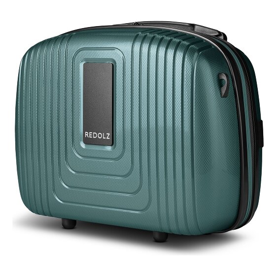 Redolz Essentials14 4-wiel kofferset Beautycase 4st met uitklapbaar laptopvak
