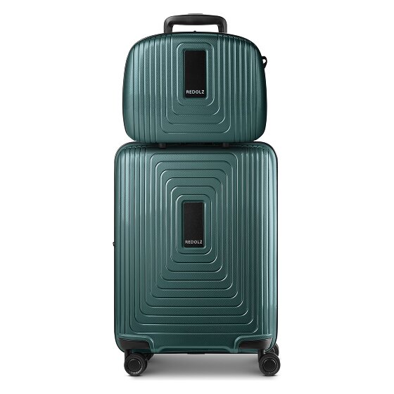 Redolz Essentials 14 kofferset 2 stuks cabine trolley met stretch vouw & beautycase