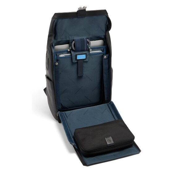 Piquadro Tebe Dagrugzak RFID-bescherming Leder 44 cm Laptopvak