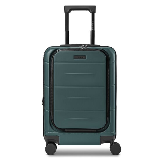 Police London 4 wielen Cabinewagen 55 cm Laptopvak met uitbreidingsplooi
