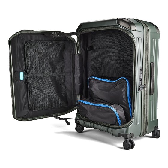 Piquadro PQ-Light 4 wielen Trolley M 69 cm met uitbreidingsplooi