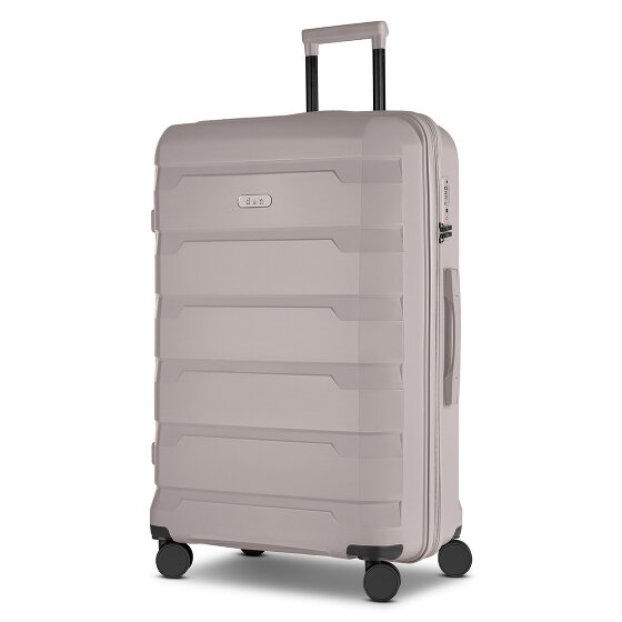 d&n South Dakota 4 wielen Trolley L 76 cm met uitbreidingsplooi