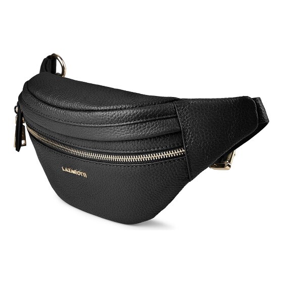 Lazarotti Bologna leer Fanny pack met dubbele rits, crossbody, leer, 25 cm