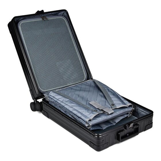 Aleon Business-Cabinewagen met 4 wielen, Aluminium, 55 cm