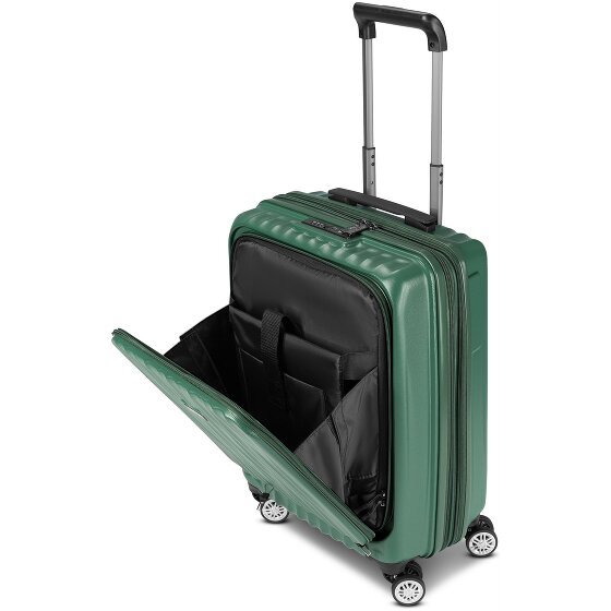 Bric's Cervia 2.0 4 wielen Cabinewagen S 55 cm Laptop compartiment met uitbreidingsplooi