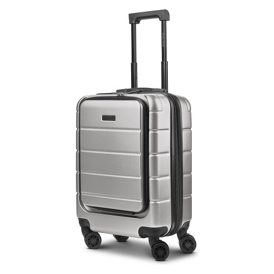 Police Dublin 4 wielen Cabinewagen S 54 cm Laptopvak met uitbreidingsplooi
