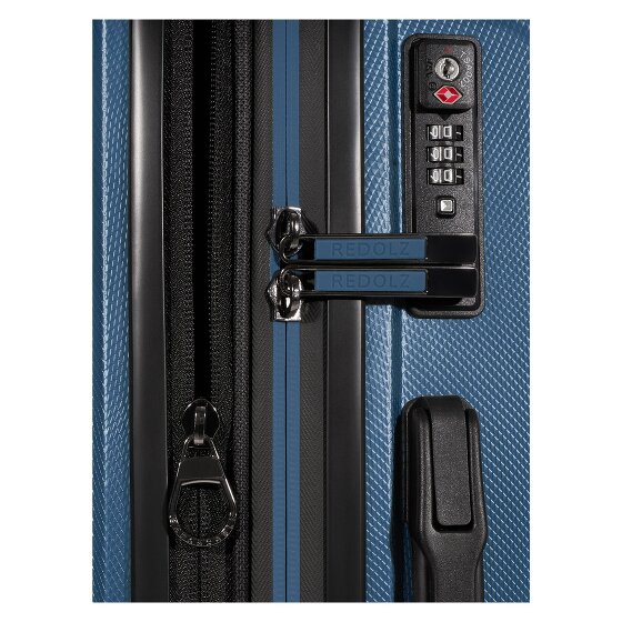 Redolz Essentials 14 4-wiel kofferset 2 stuks laptopvak met rekbare vouw