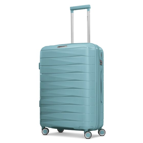 Franky London 4 wielen Trolley M 65 cm met uitbreidingsplooi