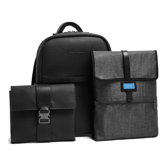Piquadro Materia Dagrugzak Leder 48 cm Laptopvak