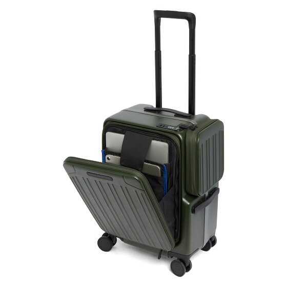 Piquadro PQ-Light 4 wielen Cabinewagen 55 cm Laptopvak