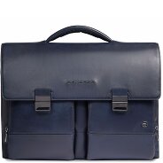 Piquadro Philip Aktetas Messenger Leer 42 cm Laptop compartiment Productbeeld