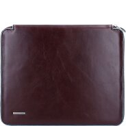 Piquadro Blauwe vierkante schrijfmap A4 leer 27 cm Productbeeld