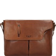 Greenburry Vintage Aktetas Messenger Leer 40 cm Laptop compartiment Productbeeld