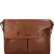 Greenburry Vintage Aktetas Messenger Leer 40 cm Laptop compartiment Productbeeld