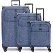 Redolz Essentials 12 THREE SET 4 wielen Kofferset 3-delig met uitbreidingsplooi Productbeeld