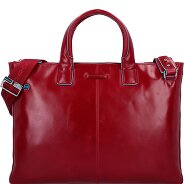 Piquadro Blauwe vierkante aktetas Leer 42 cm Laptop compartiment Productbeeld