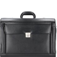 Alassio Leren pilotenkoffer 49 cm met laptopvak Productbeeld