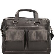 Spikes & Sparrow Aktetas leer 41 cm laptop compartiment Productbeeld