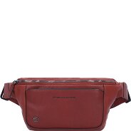 Piquadro Zwart vierkant heuptasje leer 31 cm Productbeeld