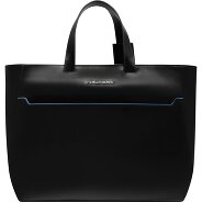 Piquadro Blue Square Shopper Tas Leer 40 cm Productbeeld