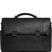 Piquadro Cronus Koffer Leer 31 cm Laptop compartiment Productbeeld