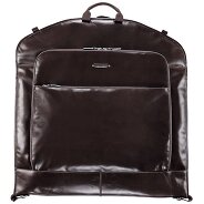 Piquadro Blauwe vierkante kledingzak leer 55 cm Productbeeld