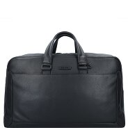 Piquadro Blauwe Vierkante Reistas Leer 52 cm Productbeeld