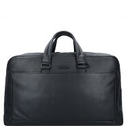 Piquadro Blauwe Vierkante Reistas Leer 52 cm Productbeeld