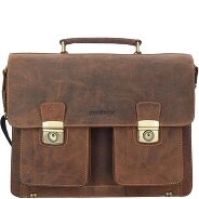 Greenburry Vintage aktetas leer 40 cm Productbeeld