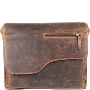 Greenland Nature Montana Messenger Leer 40 cm Laptopcompartiment Productbeeld