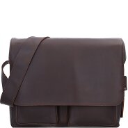 aunts & uncles Hunter Nick Messenger Leer 37 cm laptop compartiment Productbeeld