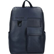 Piquadro Zaino Dagrugzak Leer 34 cm Laptop compartiment Productbeeld