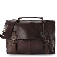 Harbour 2nd Cool Casual Aktetas Messenger Leer 36 cm Laptop compartiment Productbeeld Harbour 2nd Cool Casual Aktetas Messenger Leer 36 cm Laptop compartiment Productbeeld