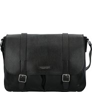 The Bridge Cesare Aktetas Messenger Leer 38 cm Laptop compartiment Productbeeld