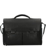Piquadro Hedley Aktetas Messenger RFID-bescherming Leer 42 cm Laptop compartiment Productbeeld