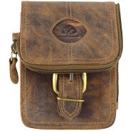 Greenburry Vintage heuptasje leer 14,5 cm Productbeeld