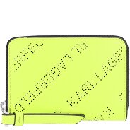 Karl Lagerfeld Gestanst portefeuille leer 10,5 cm Productbeeld