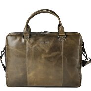 Greenburry Newport Koffer Leer 43 cm Laptop compartiment Productbeeld