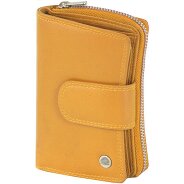 Greenburry Sponsachtig portefeuille leer 8,5 cm Productbeeld