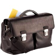 Dermata Aktetas leer 43 cm laptopvak Productbeeld