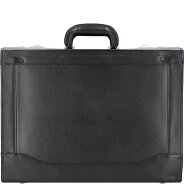 Alassio Leren pilotenkoffer 45 cm met laptopvak Productbeeld
