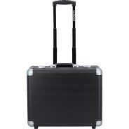 Alumaxx Zakelijke trolley met 2 wielen, Aluminium, laptopvak 37 cm Productbeeld