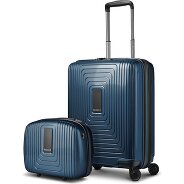 Redolz Essentials 14 kofferset 2 stuks cabine trolley met stretch vouw & beautycase Productbeeld