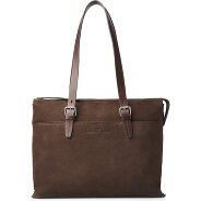 Castelijn & Beerens Nubuck Schoudertas Leder 40 cm Laptopvak Productbeeld