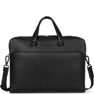 bugatti Black Koffer Leer 38 cm Laptop compartiment Productbeeld