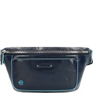 Piquadro Blauw vierkant heuptasje leer 29 cm Productbeeld