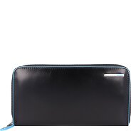 Piquadro Blauwe Vierkante Portemonnee RFID Leer 19 cm Productbeeld