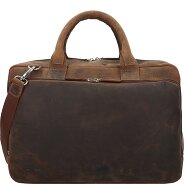 Plevier Retro Colmar Koffer Leer 40 cm Laptop compartiment Productbeeld