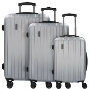 bugatti Lima 2.0 FL 4-Wiel Kofferset 3st met dubbele wielen Productbeeld